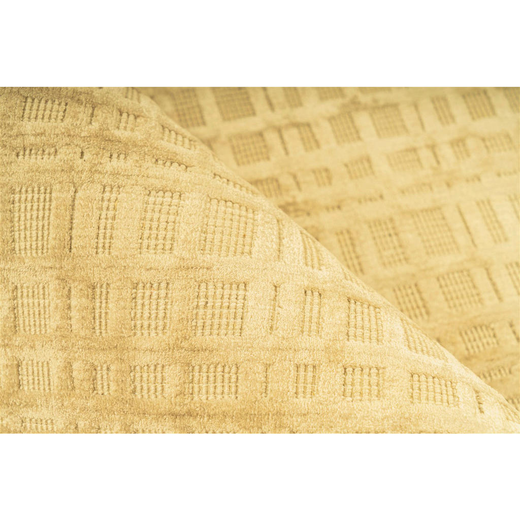Thumbnail - Padiro Kurzflorteppich Karma 125 gold B/H/L: ca. 120x0,8x170 cm