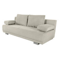 Schlafsofa  Greige B/H/T: ca. 196x78x82 cm Luzio_Schlafsofa - Greige (196,00/78,00/82,00cm)