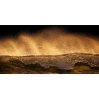 Komar Fototapete Golden Wave B/L: ca. 200x100 cm Golden Wave - (200,00/100,00cm) - Komar