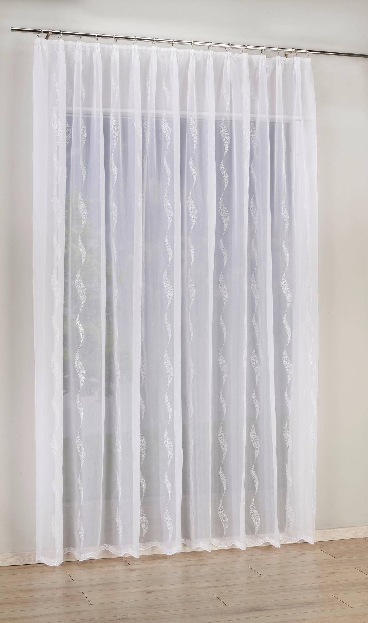Fertigstore Sally weiß B/L: ca. 300x245 cm Sally - weiß (300,00/245,00cm) - POCOline