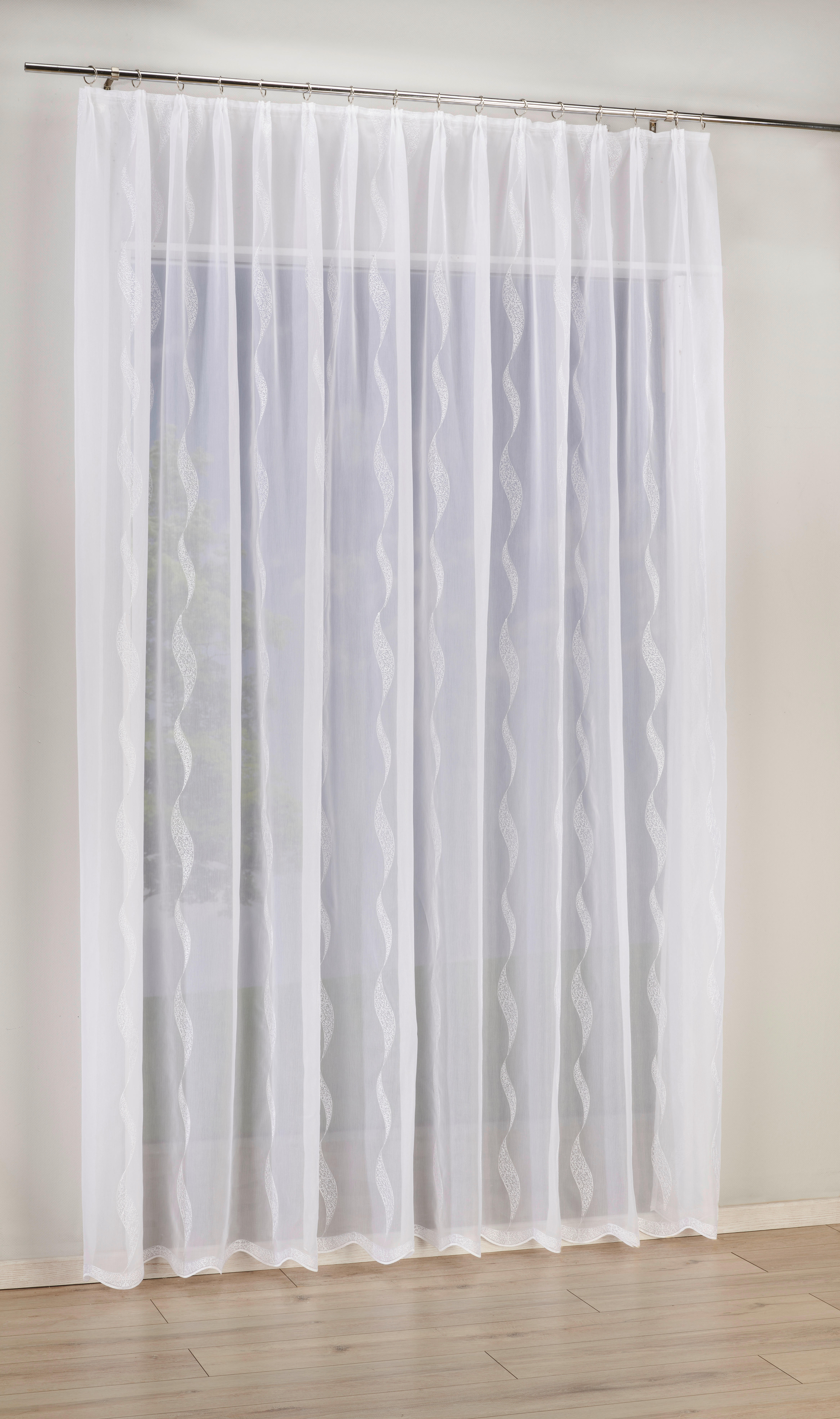 Thumbnail - POCOline Fertigstore Sally weiß B/L: ca. 450x175 cm