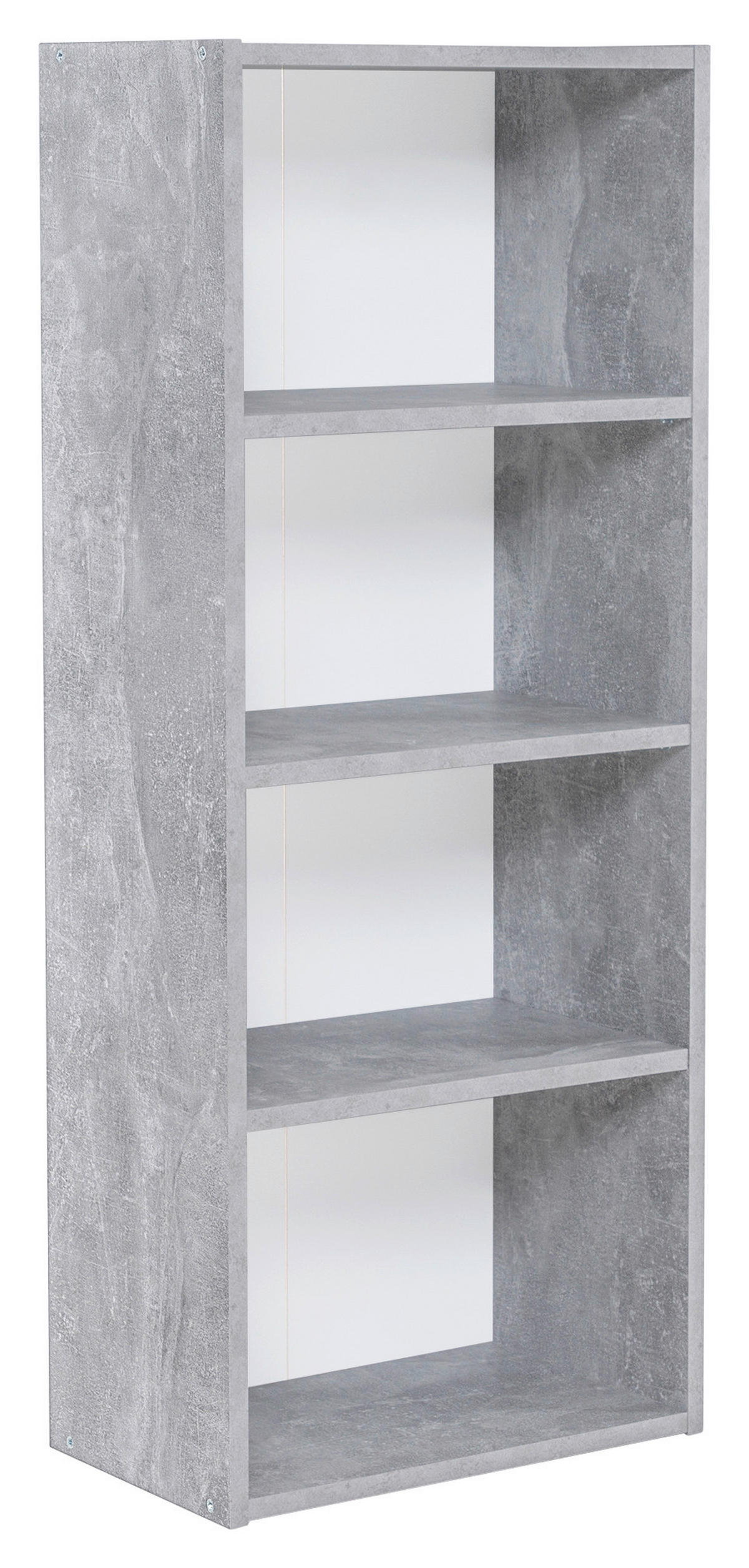Regal Step 3 Beton Optik weiß B/H/T: ca. 41,5x102x25 cm Step 3 - weiß (41,50/102,00/25,00cm)