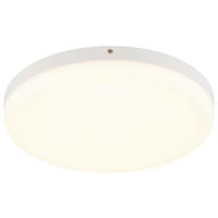 GLOBO Deckenleuchte weiß Opal Kunststoff H/D: ca. 5x30 cm 1 Brennstellen MATTHEW - weiß/Opal (30,00/5,00cm) - GLOBO