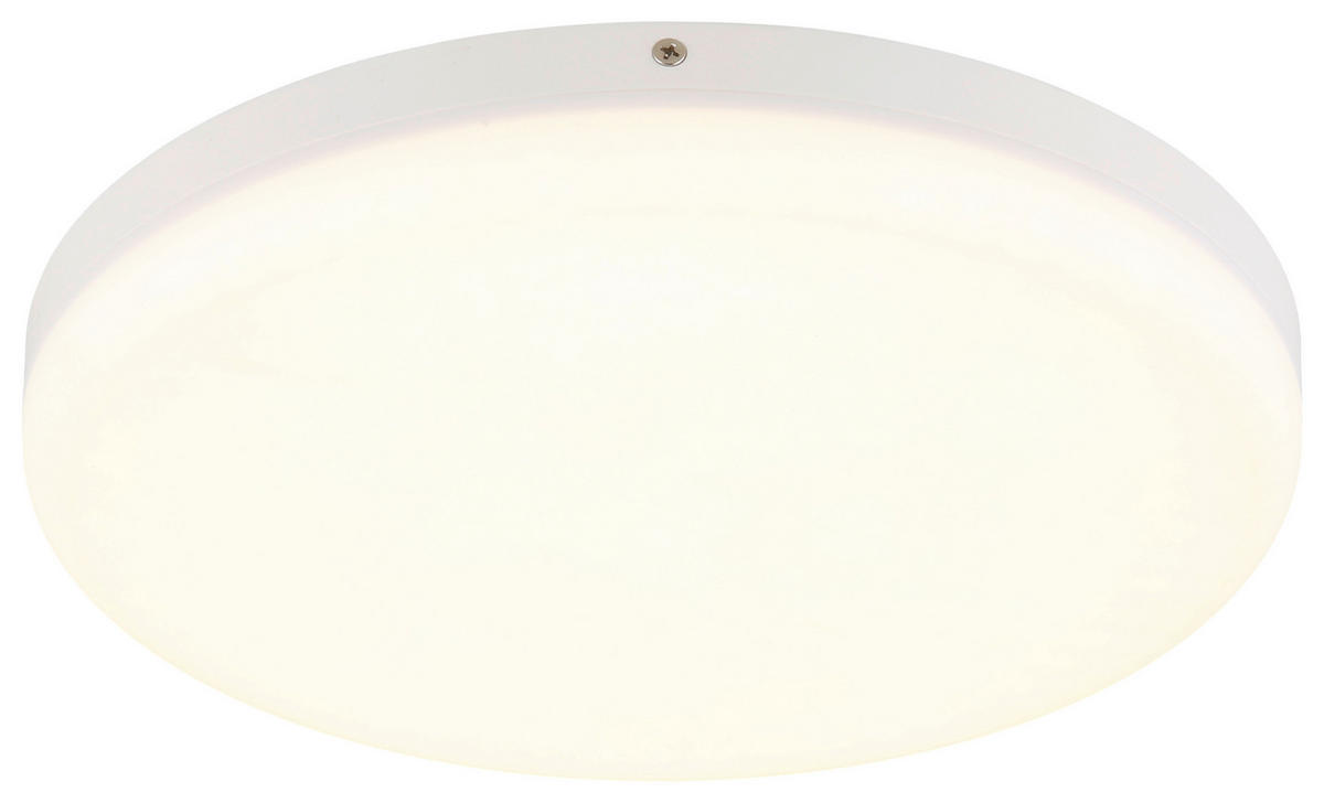 GLOBO Deckenleuchte weiß Opal Kunststoff H/D: ca. 5x30 cm 1 Brennstellen MATTHEW - weiß/Opal (30,00/5,00cm) - GLOBO