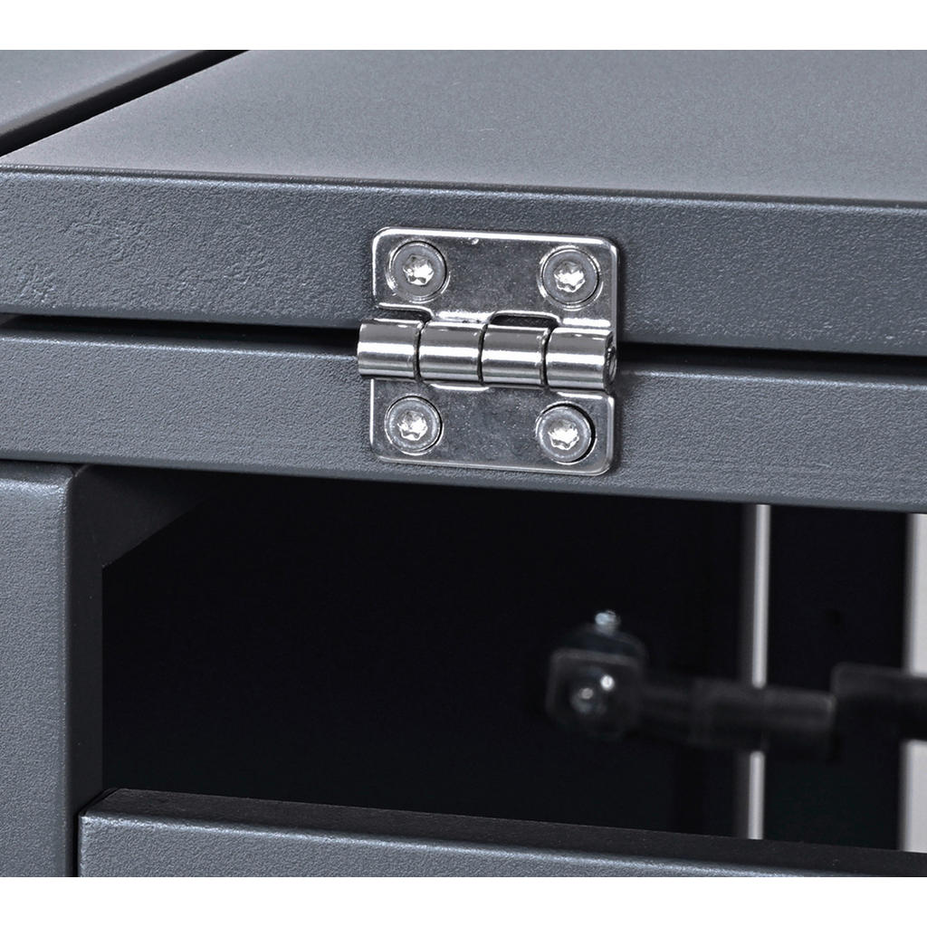 Thumbnail - Westmann Mülltonnenbox Varius Holzoptik B/H/L: ca. 330x116x80 cm