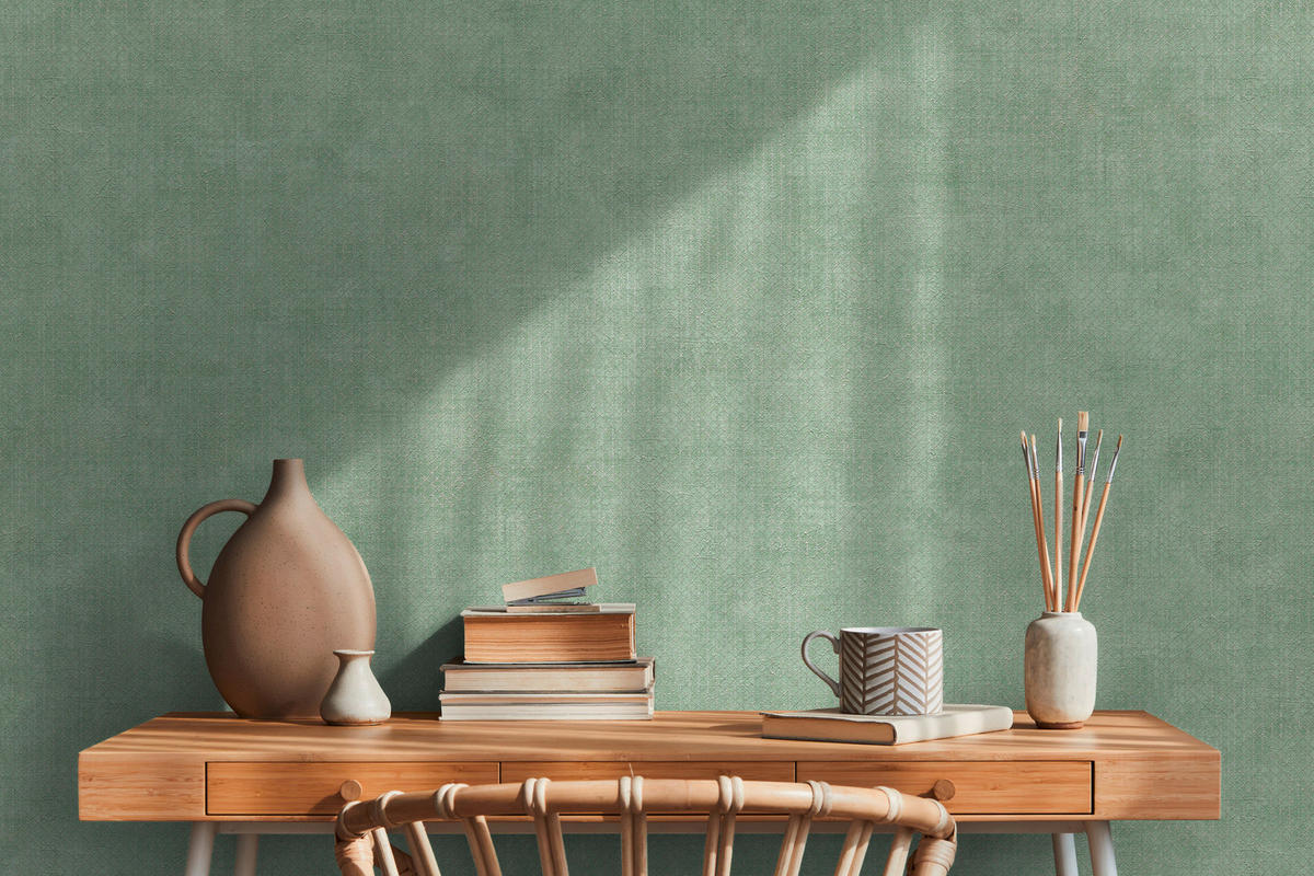 A.S.Création Vliestapete grün silber B/H/D: ca. 53x1005x8,6 cm Vliestapete - grün/silber (8,60/1005,00cm) - A.S.Creation