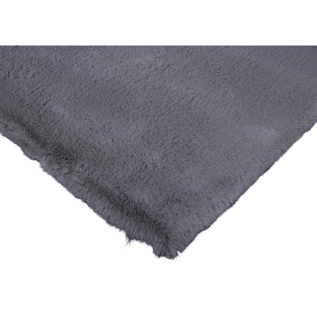 Thumbnail - Fellimitat Moyo grau B/L: ca. 80x150 cm