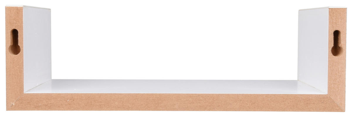 Wandregal Ava weiß B/H/T: ca. 42,5x10x9,8 cm Ava - weiß (42,50/10,00/9,80cm)