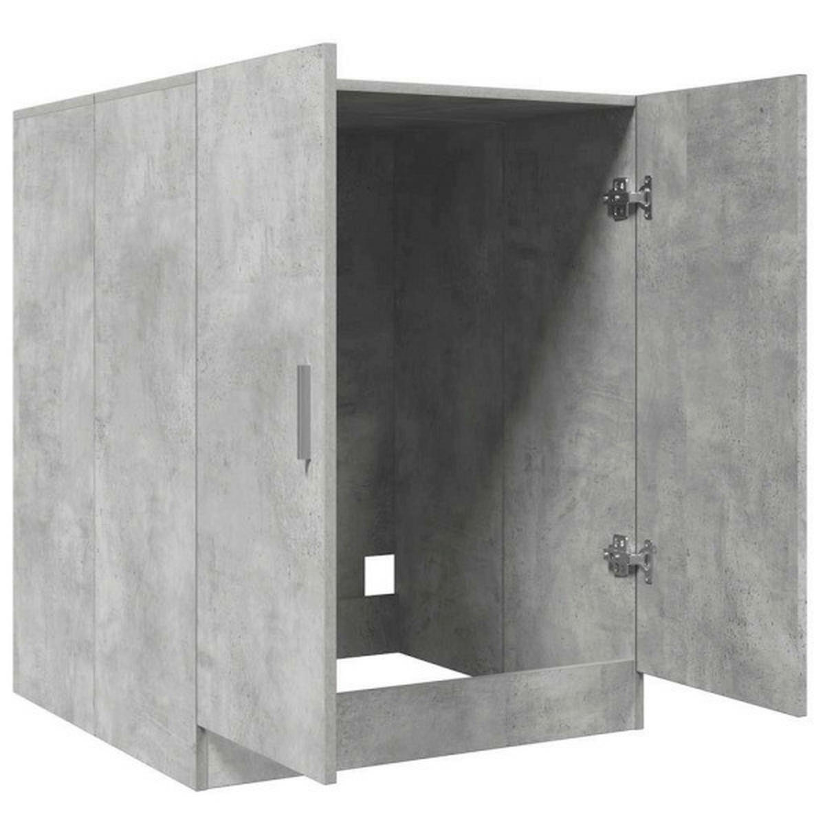 Waschmaschinenschrank Beton B/H/T: ca. 70,5x91,5x71,5 cm Waschmaschinenschrank - Beton (70,50/91,50/71,50cm) - vidaXL