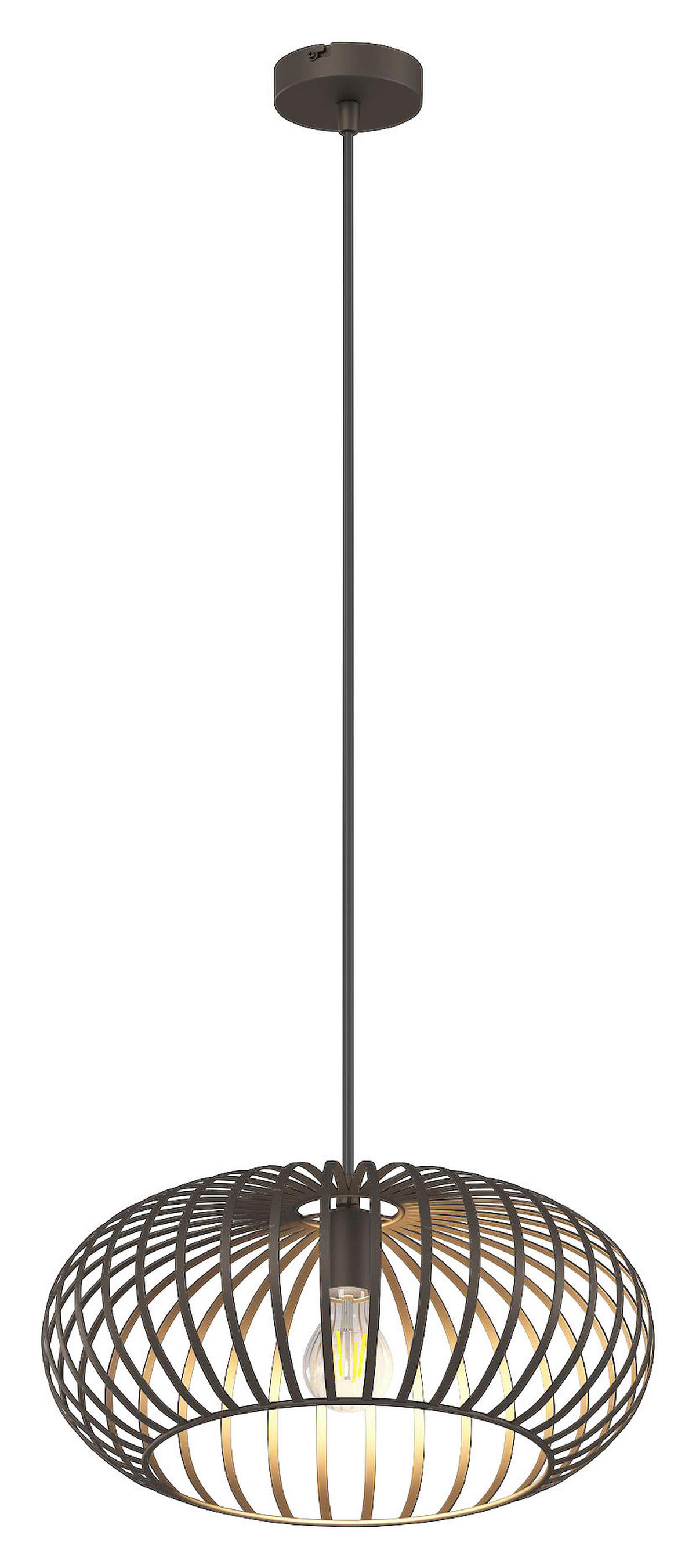 Nowa Pendelleuchte 33270111 rost Metall H/D: ca. 150x40 cm E27 1 Brennstellen MAX - rost (40,00/150,00cm) - Nowa
