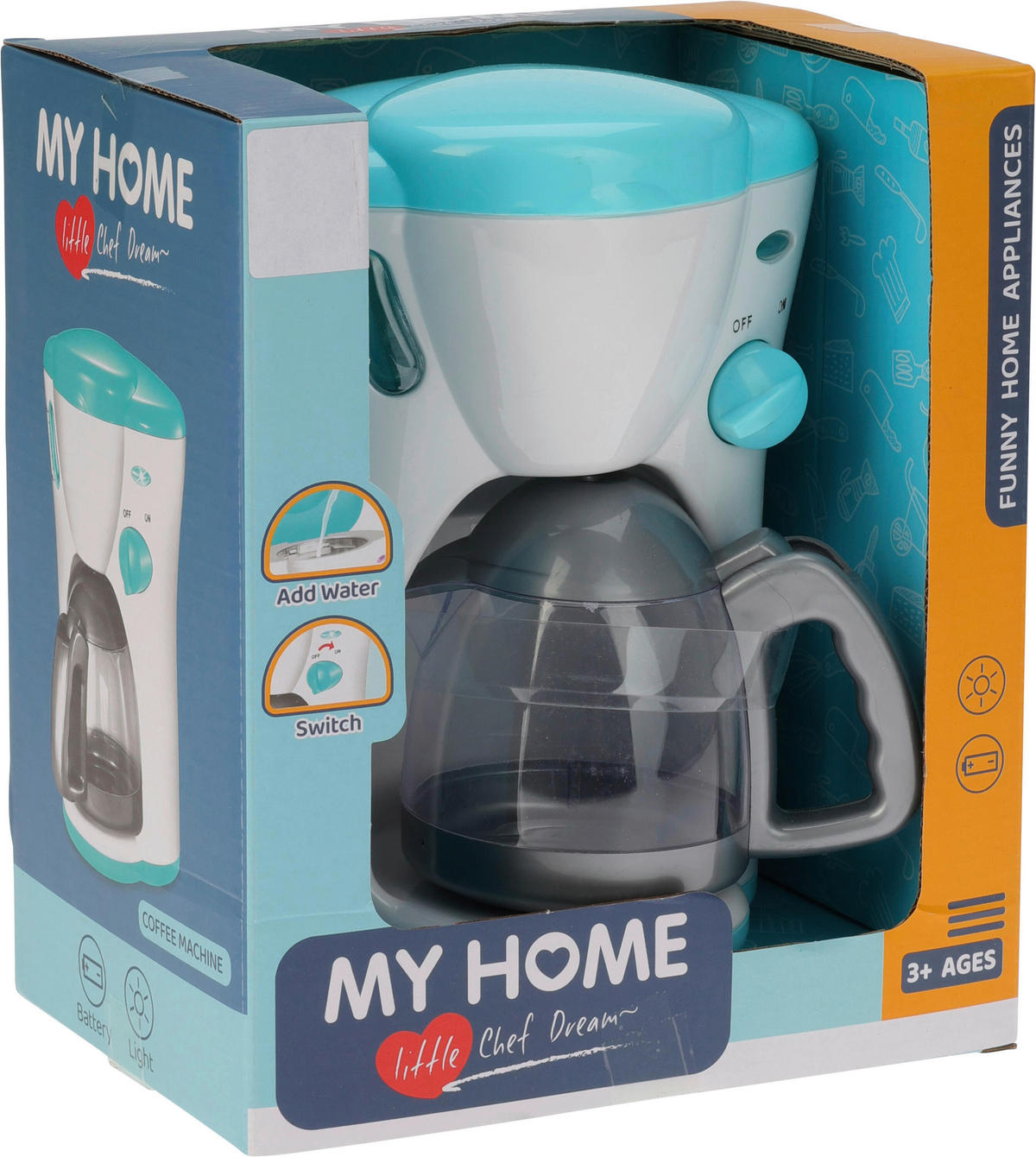 Spielzeug Kaffeemaschine B/H/L: ca. 20,5x14,5x24 cm Spielzeug-Kaffeemaschine - (24,00/20,50/14,50cm)