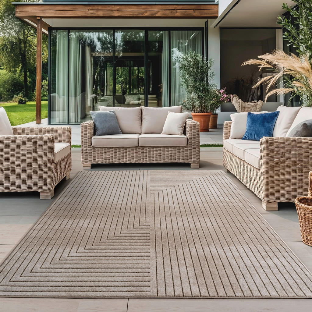 Thumbnail - Ayyildiz In-/Outdoor-Teppich NOVA beige B/L: ca. 200x290 cm