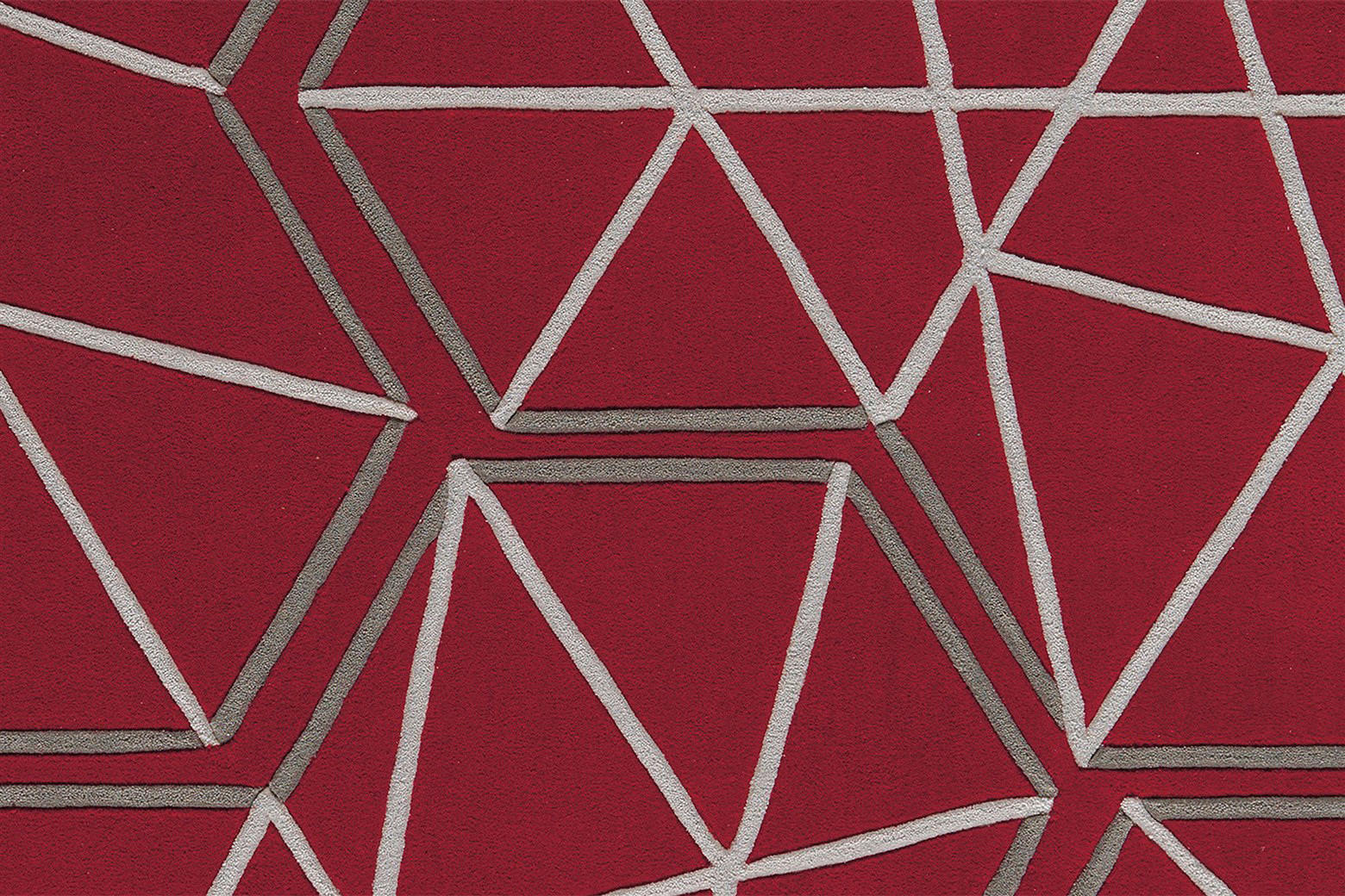 Thumbnail - Arte Espina Kurzflorteppich Spirit 3112 rot B/L: ca. 140x200 cm