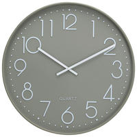 Wanduhr weiß B/H/L: ca. 53x5,4x54 cm Wanduhr - (54,00/53,00/5,40cm)