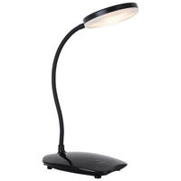 Nolo Tischleuchte schwarz Kunststoff B/H/L: ca. 8,5x47x18 cm LED-Tischleuchte_Elena - schwarz (18,00/8,50/47,00cm) - Nolo