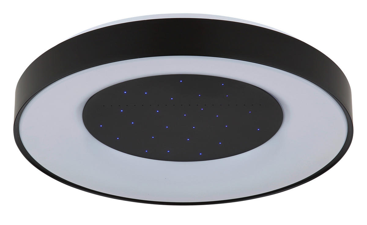 GLOBO Deckenventilator Deckenleuchte-Jolliana - weiß/schwarz (52,00/10,00/52,50cm) - GLOBO