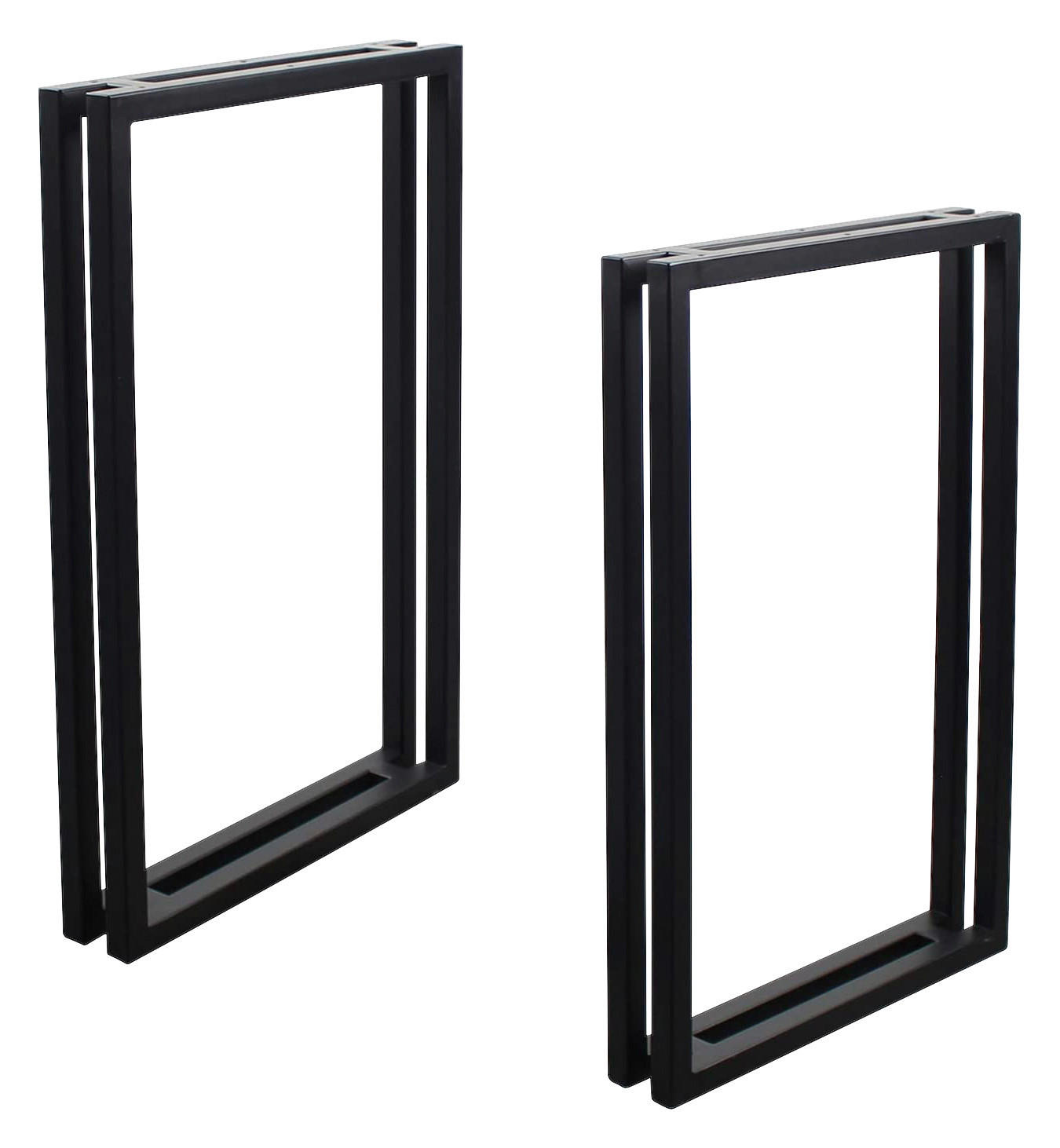 Tischgestell OS  MA60 schwarz matt pulverbeschichtet B/H: ca. 55x72 cm OS  MA60 - schwarz (55,00/72,00cm) - moebel17