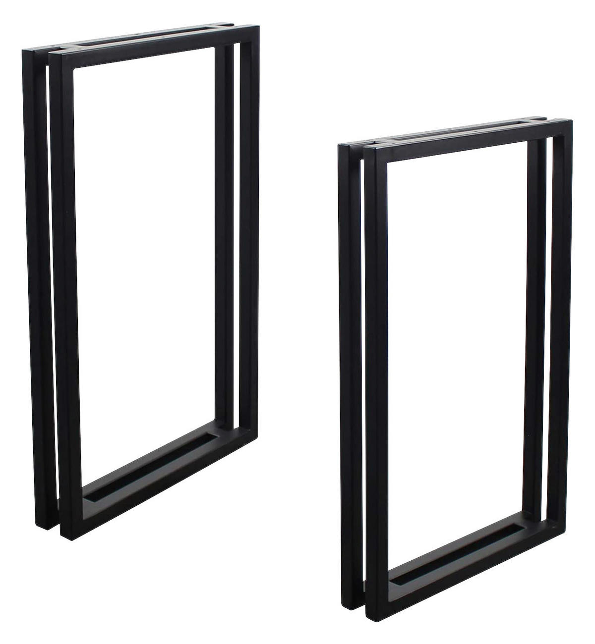 Tischgestell OS  MA60 schwarz matt pulverbeschichtet B/H: ca. 55x72 cm OS  MA60 - schwarz (55,00/72,00cm) - moebel17
