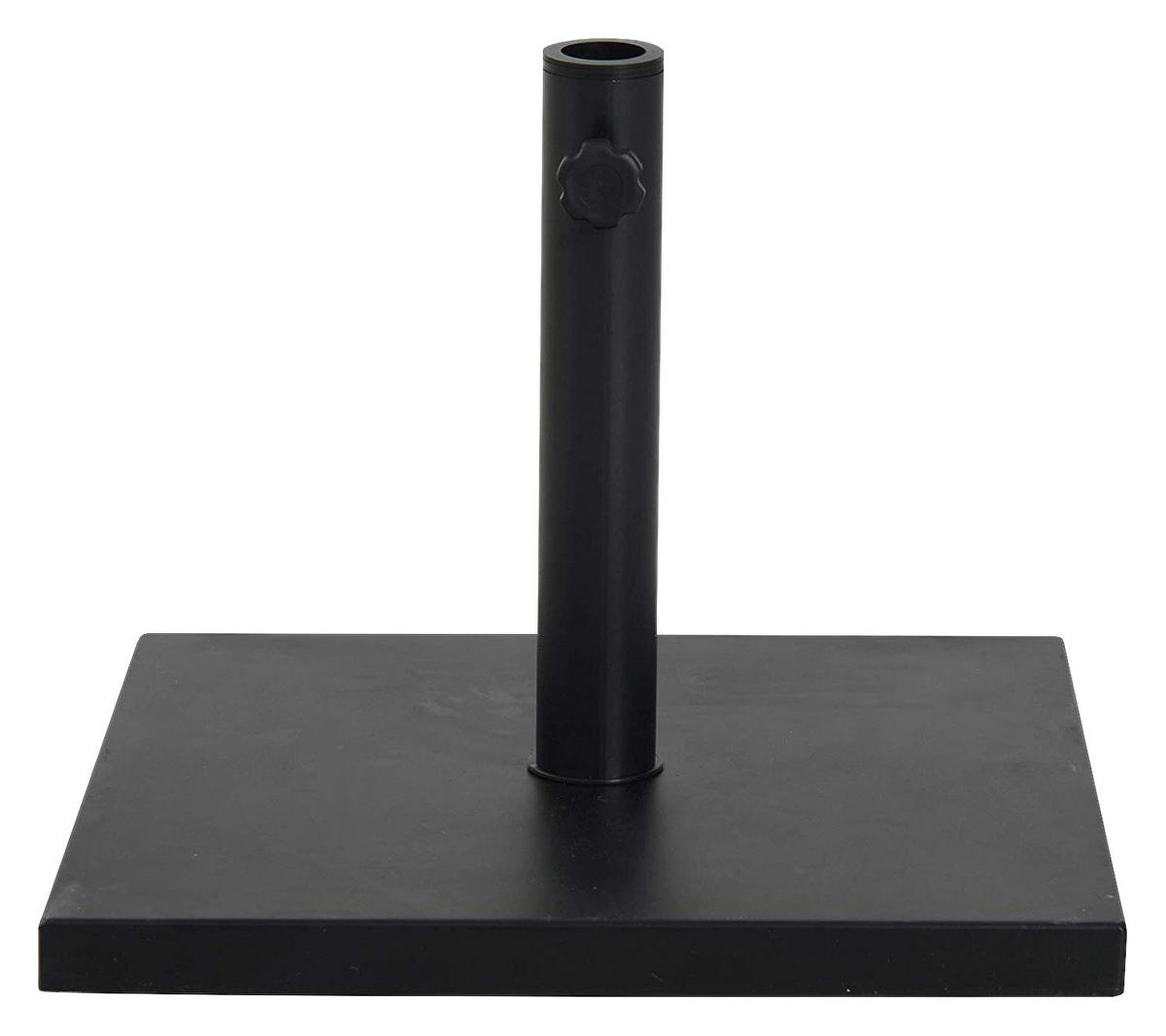 Outsunny Sonnenschirmständer schwarz Metall B/H/L: ca. 40x43x40 cm Sonnenschirmständer - schwarz (40,00/40,00/43,00cm) - Outsunny