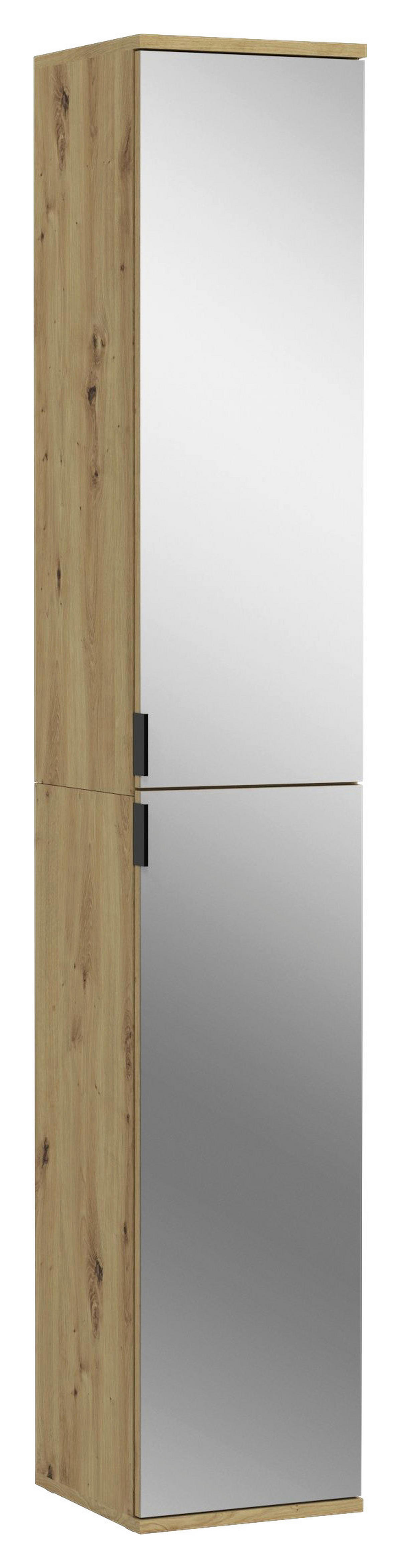 Garderobe PROJEKT Eiche Artisan Nachbildung Spiegel B/H/T: ca. 91x193x34 cm PROJEKT - Eiche (91,00/193,00/34,00cm) - xonox.home