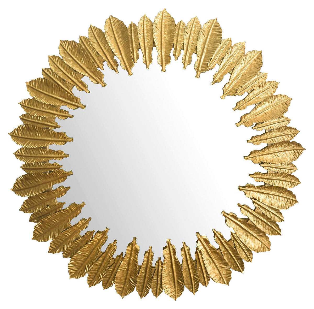 Wandspiegel gold Metall T/D: ca. 3x68 cm Wandspiegel - gold (68,00cm) - Wohnling