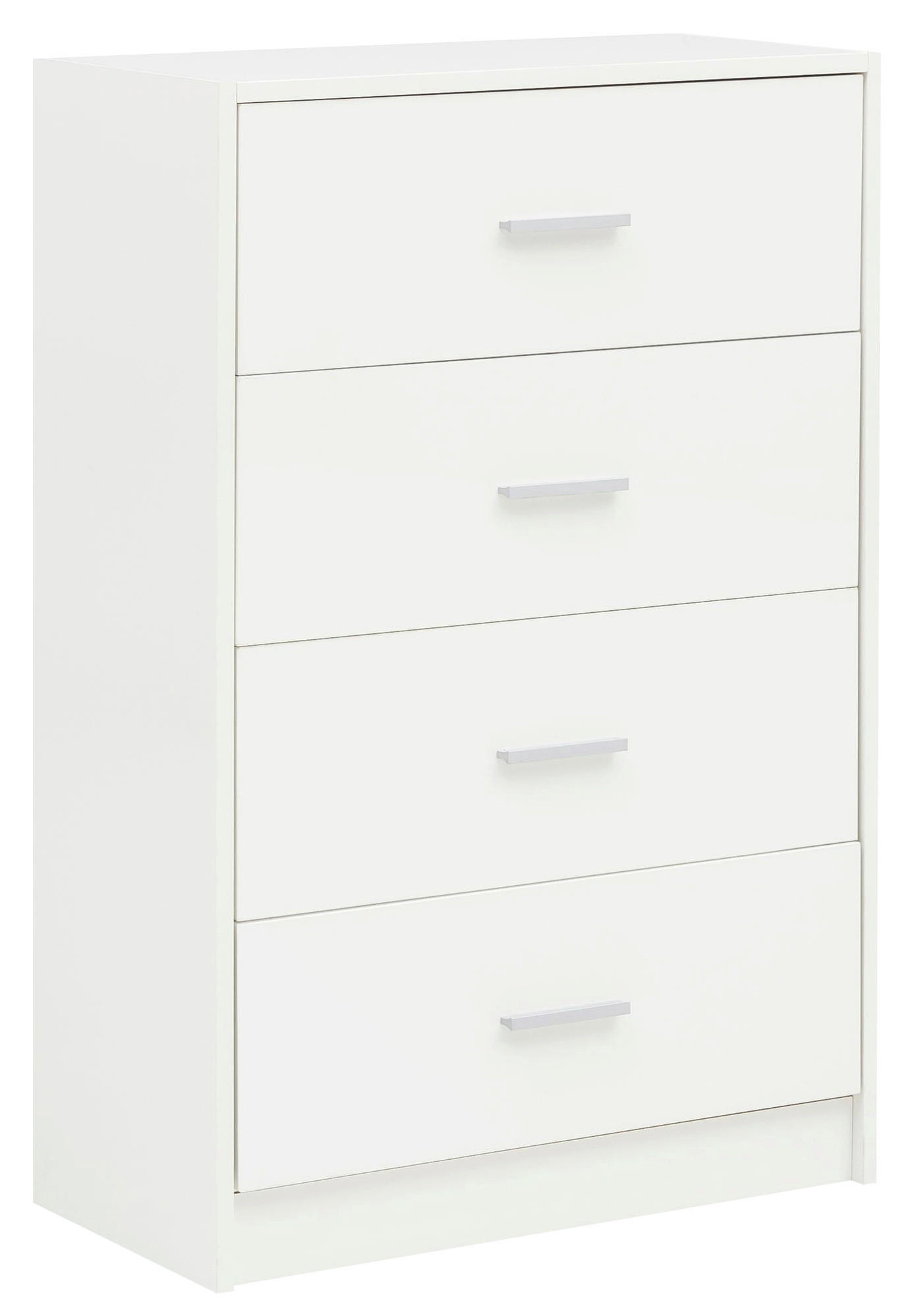Sideboard weiß B/H/T: ca. 60x90x30 cm Sideboard - weiß (60,00/90,00/30,00cm) - Wohnling