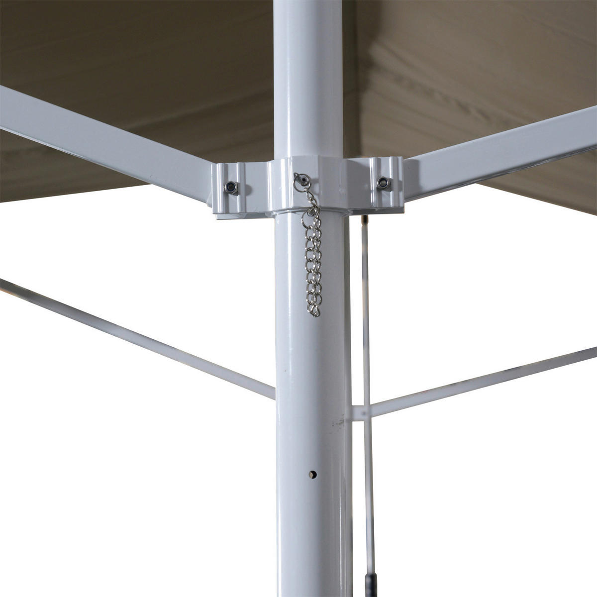 Outsunny Standmarkise creme Polyester-Mischgewebe B/H/L: ca. 294x250x295 cm Standmarkise_mit_Kurbel - creme (295,00/294,00/250,00cm) - Outsunny