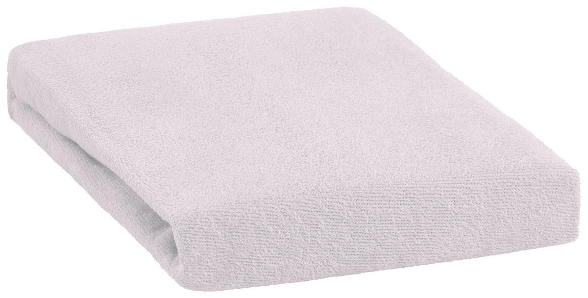 Frottee Spannbetttuch Baby-Spannbetttuch_Frottee 70x140cm - weiß (70,00/140,00cm)