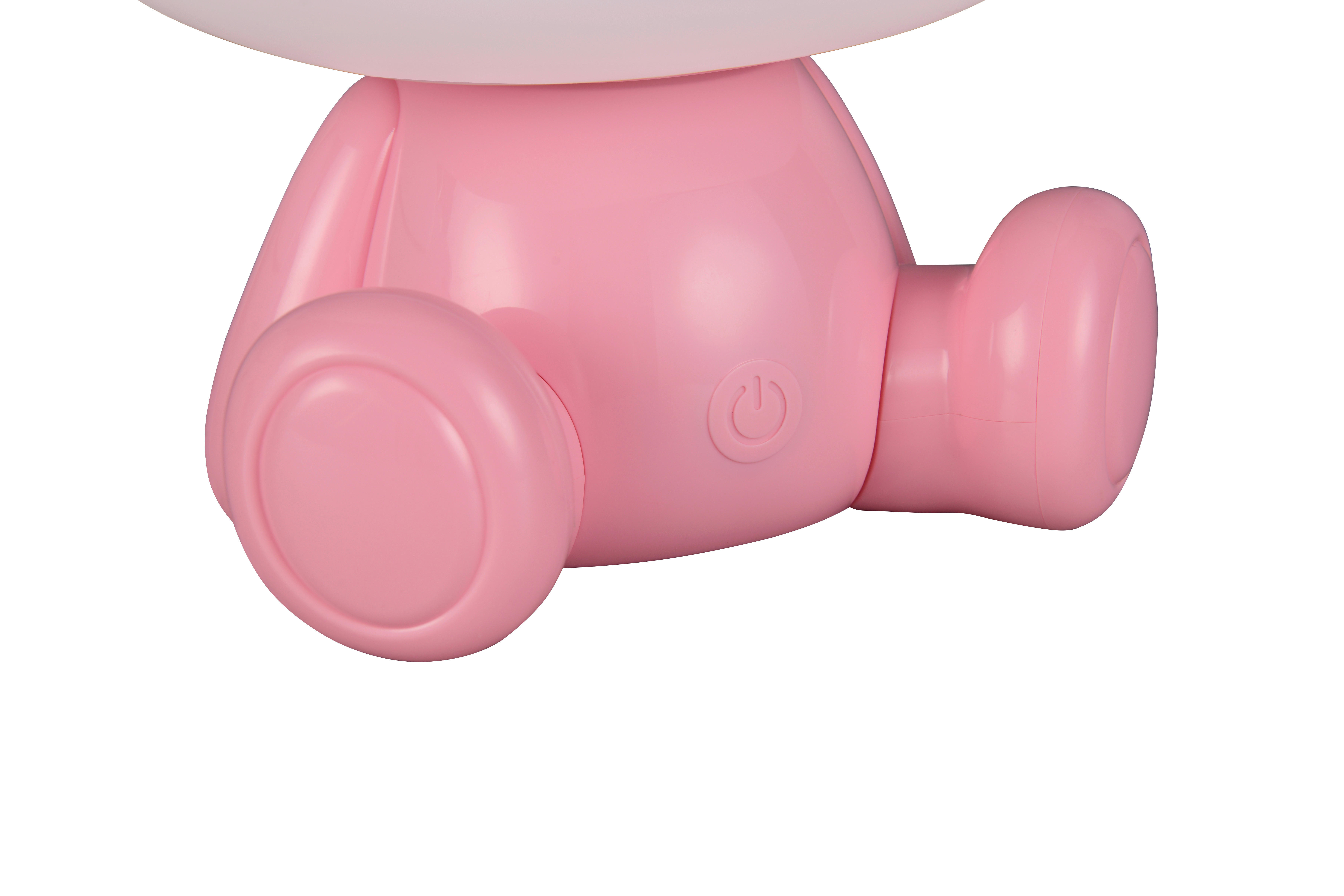Reality LED Tischleuchte CUTIE pink Kunststoff B/H/T: ca. 21x25,5x19 cm 1 Brennstellen Cutie - pink (21,00/25,50/19,00cm) - Reality