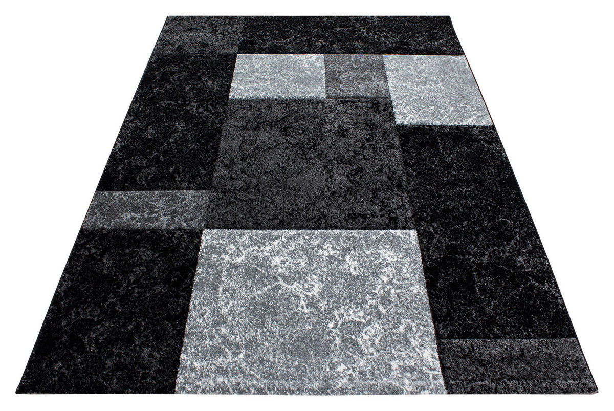 Ayyildiz Teppich HAWAII schwarz B/L: ca. 80x150 cm HAWAII - schwarz (80,00/150,00cm) - Ayyildiz