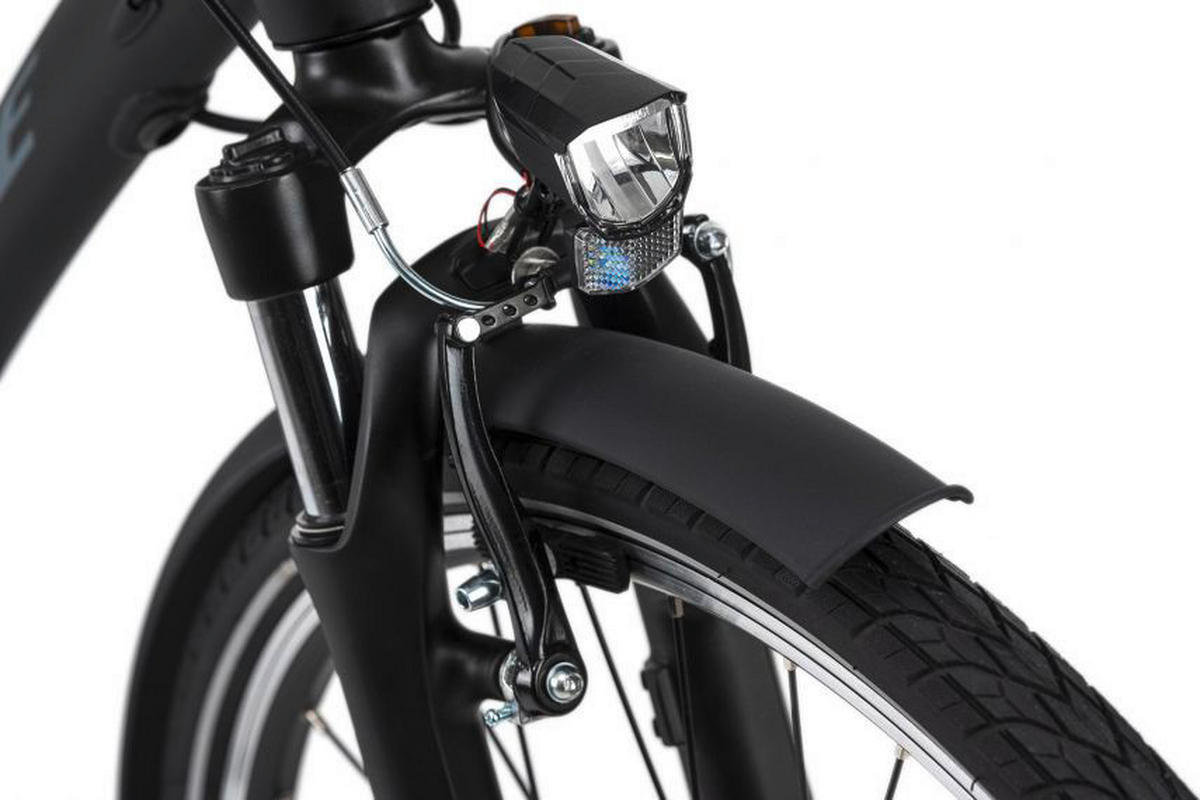 KS-Cycling City E-Bike Adore Versailles Versailles 28 Zoll Rahmenhöhe 54 cm 7 Gänge schwarz schwarz ca. 250 W ca. 36 V ca. 28 Zoll Adore Versailles - schwarz - KS-Cycling