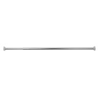 Duschstange silber Aluminium 1er Pack Duschstange,120cm,silber - silber (120,00/2,00/2,00cm) - Acus