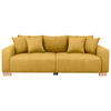 Big Sofa Alpha New goldgelb Microfaser B/H/T: ca. 244x85x112 cm Alpha New - buche/goldgelb (244,00/85,00/112,00cm)