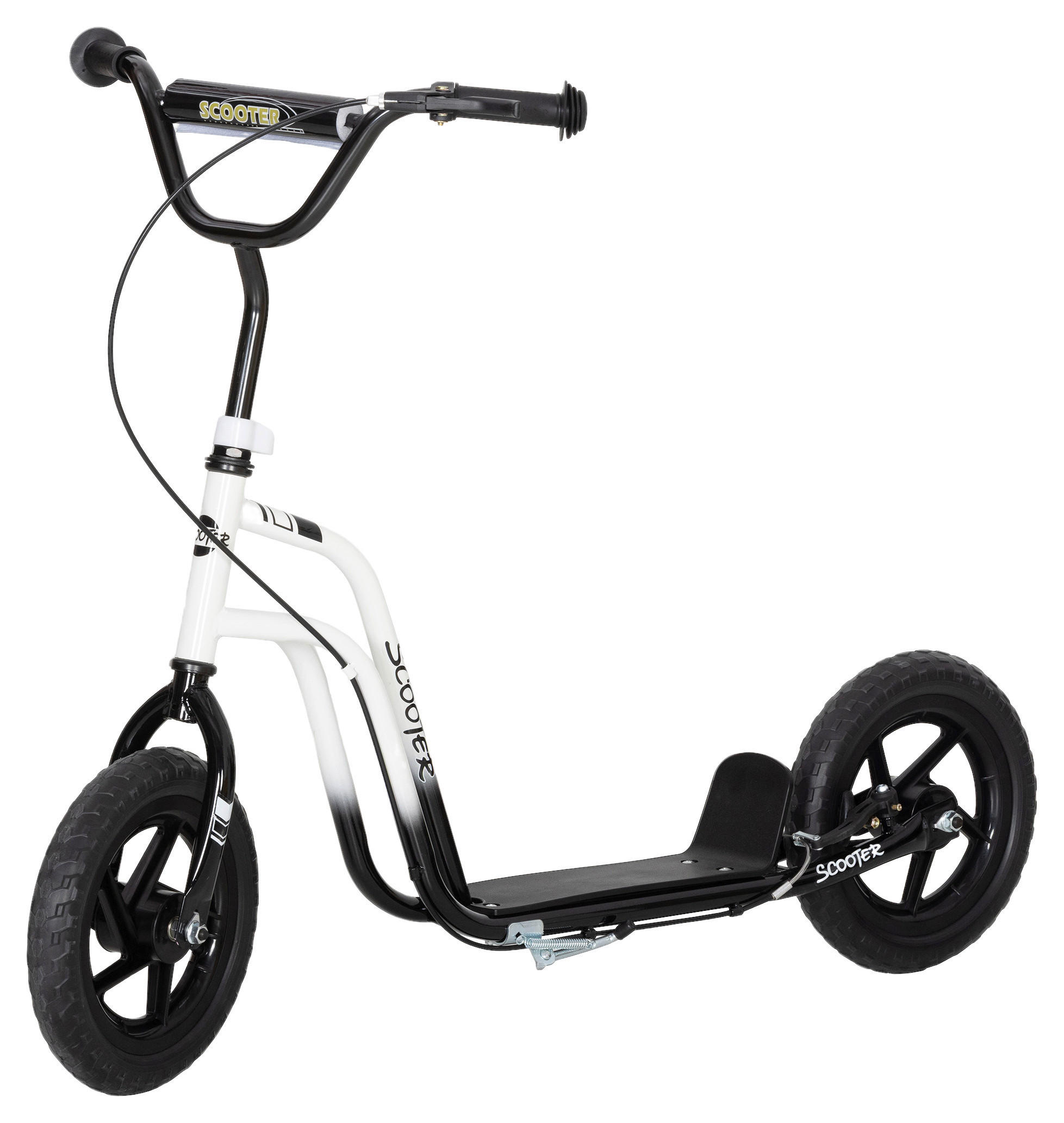 AIYAPLAY Kinderscooter weiß B/H/L: ca. 50x88x115 cm Kinderscooter - weiß (115,00/50,00/88,00cm) - AIYAPLAY