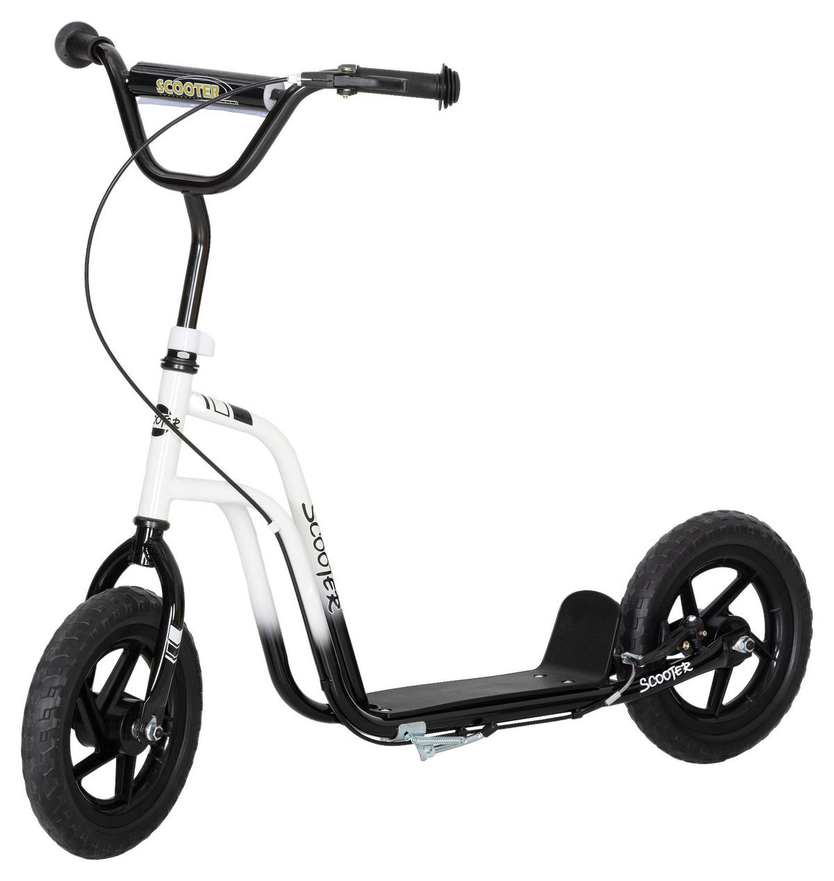AIYAPLAY Kinderscooter weiß B/H/L: ca. 50x88x115 cm Kinderscooter - weiß (115,00/50,00/88,00cm) - AIYAPLAY