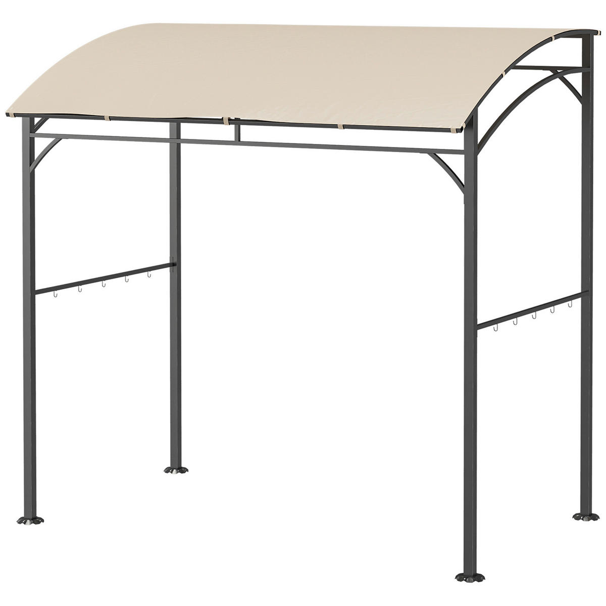 Outsunny Grillpavillon Grillpavillon - (215,00/150,00/220,00cm) - Outsunny