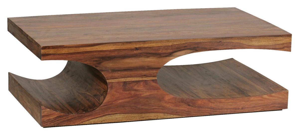 Couchtisch braun B/H/T: ca. 118x38x70 cm Couchtisch - braun (118,00/38,00/70,00cm) - Wohnling