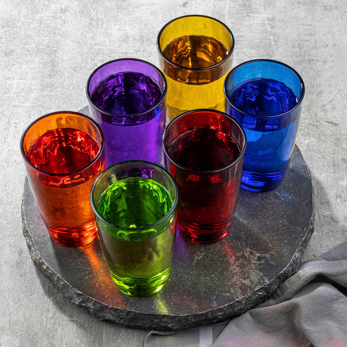 HI Trinkgläserset multicolor Trinkgläser_6erSet - multicolor - HI