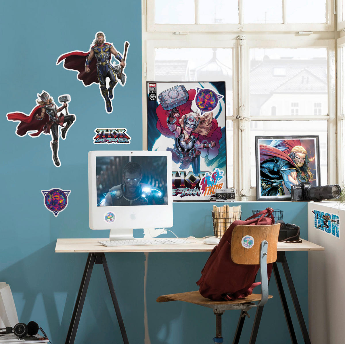 Komar Wandtattoo Thor4 Thor Jane Mixup  Thor4 Thor Jane Mixup B/L: ca. 50x70 cm Thor4 Thor Jane Mixup - (50,00/70,00cm) - Komar