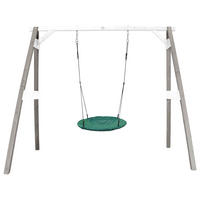 AXI Nestschaukel Summer grau B/H/L: ca. 254x207x160 cm Summer - weiß/grün (160,00/254,00/207,00cm) - AXI