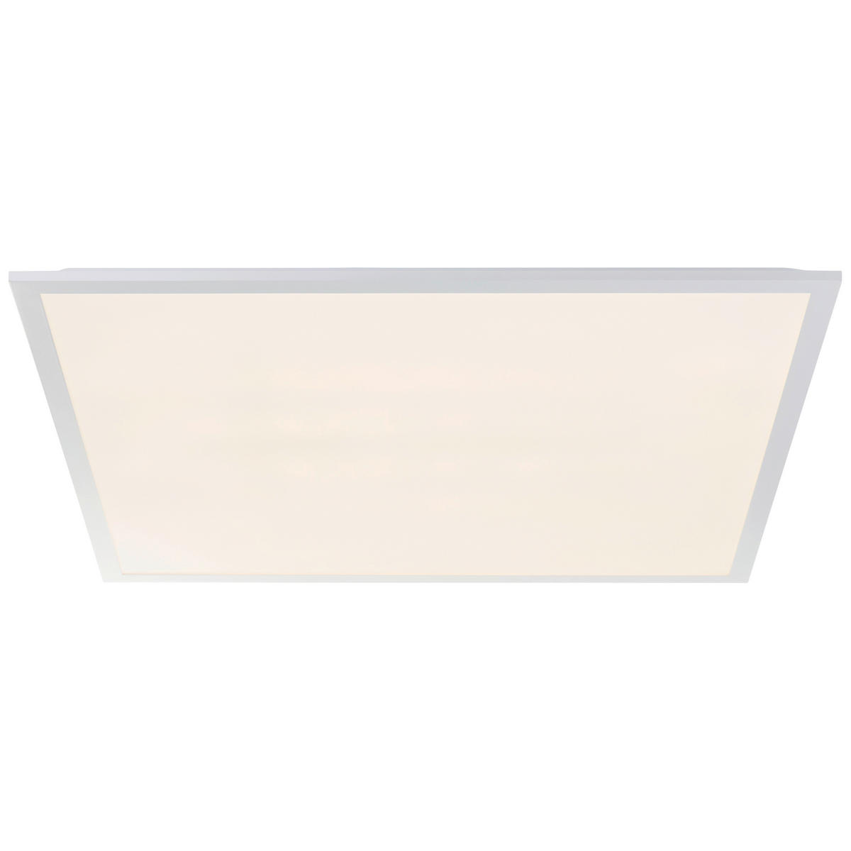 Brilliant LED-Deckenleuchte weiß Metall Kunststoff B/H/L: ca. 63x7,5x63 cm Briston - weiß (63,00/63,00/7,50cm) - Brilliant