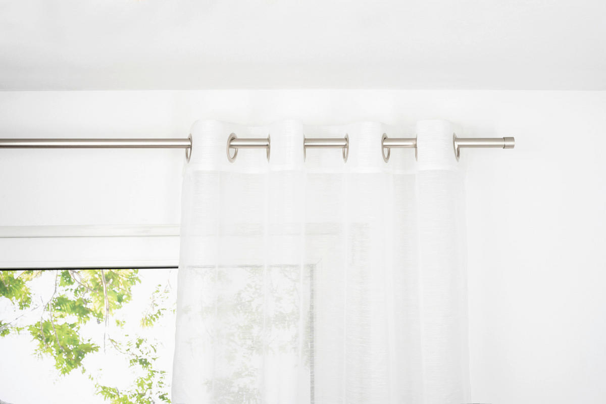 Ösenvorhang 2er Pack Soft weiß B/L: ca. 135x245 cm Soft - weiß (135,00/245,00cm)