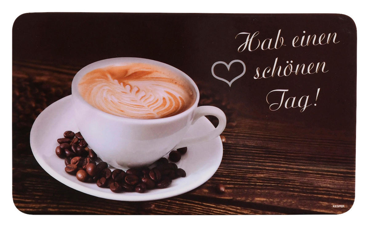 Schneidbrett Frühstücksbrettchen_Kaffee - braun (23,50/14,00/0,40cm)