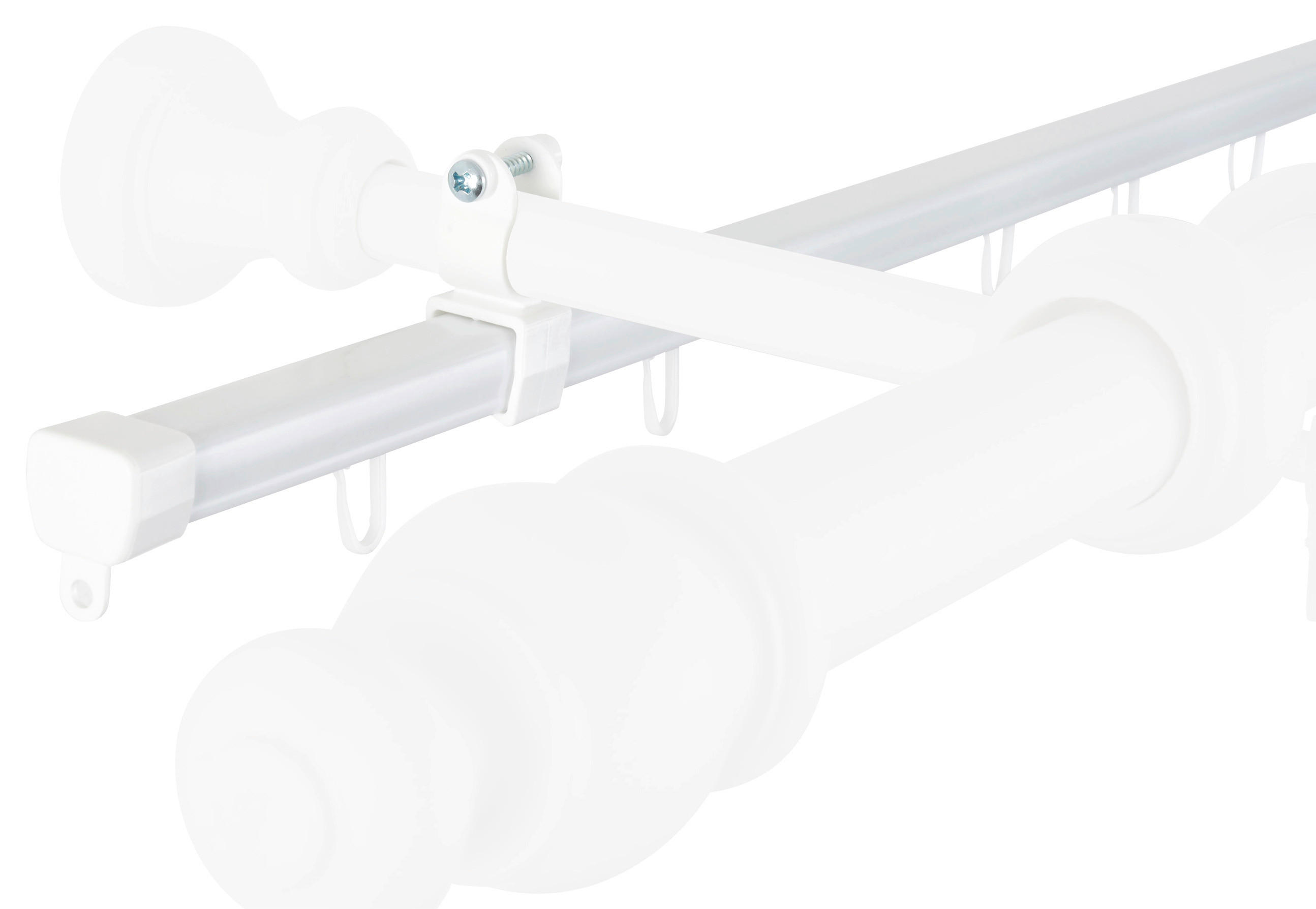 ondeco U-Laufschiene U-Lauf - weiß (190,00cm) - ondeco