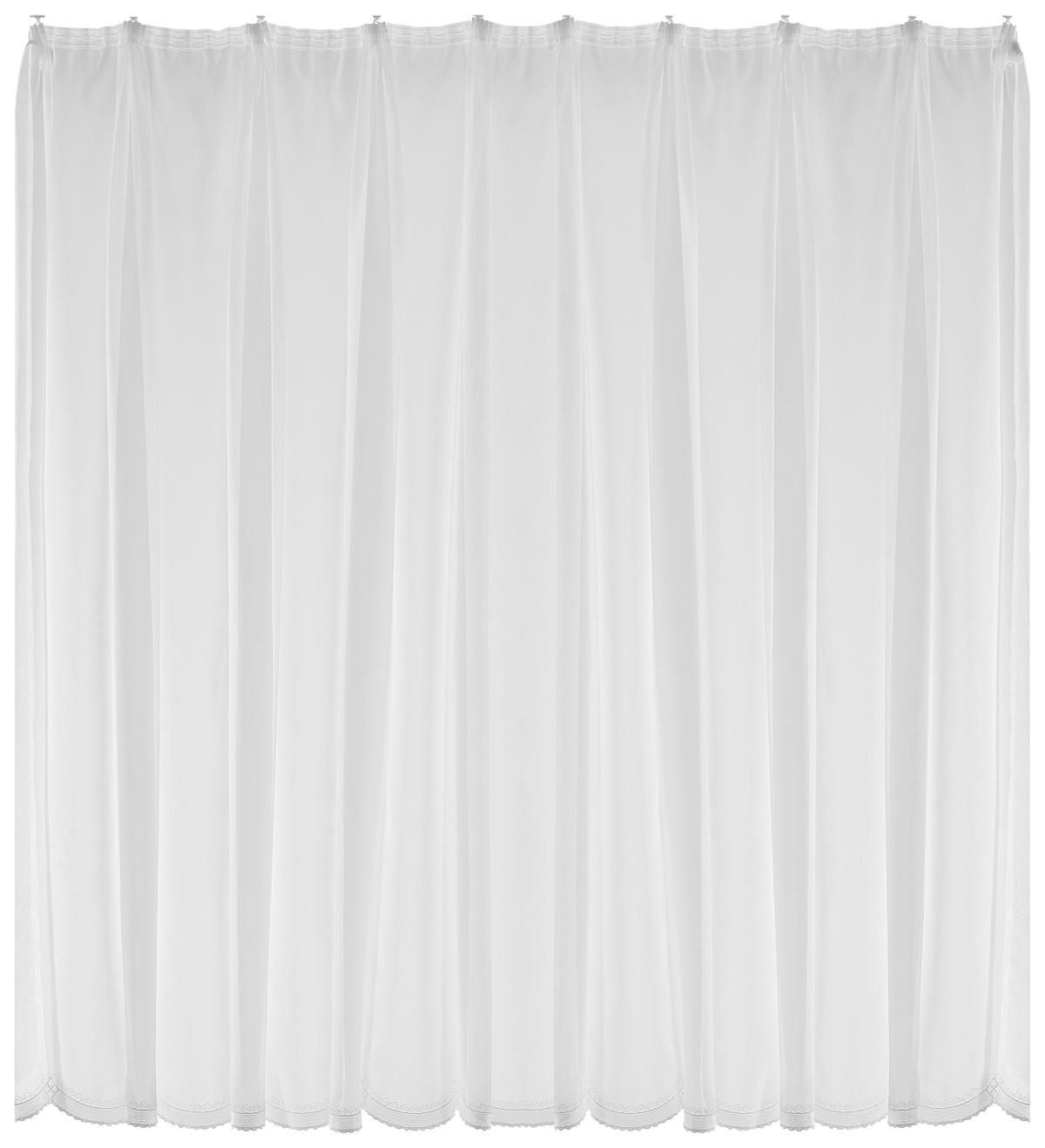 Fertigstore Mara weiß B/L: ca. 450x145 cm Mara - weiß (450,00/145,00cm) - POCOline