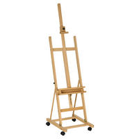 Vinsetto Staffelei natur Buche B/H/L: ca. 53x50,5x238 cm Staffelei - natur (238,00/53,00/50,50cm) - Vinsetto