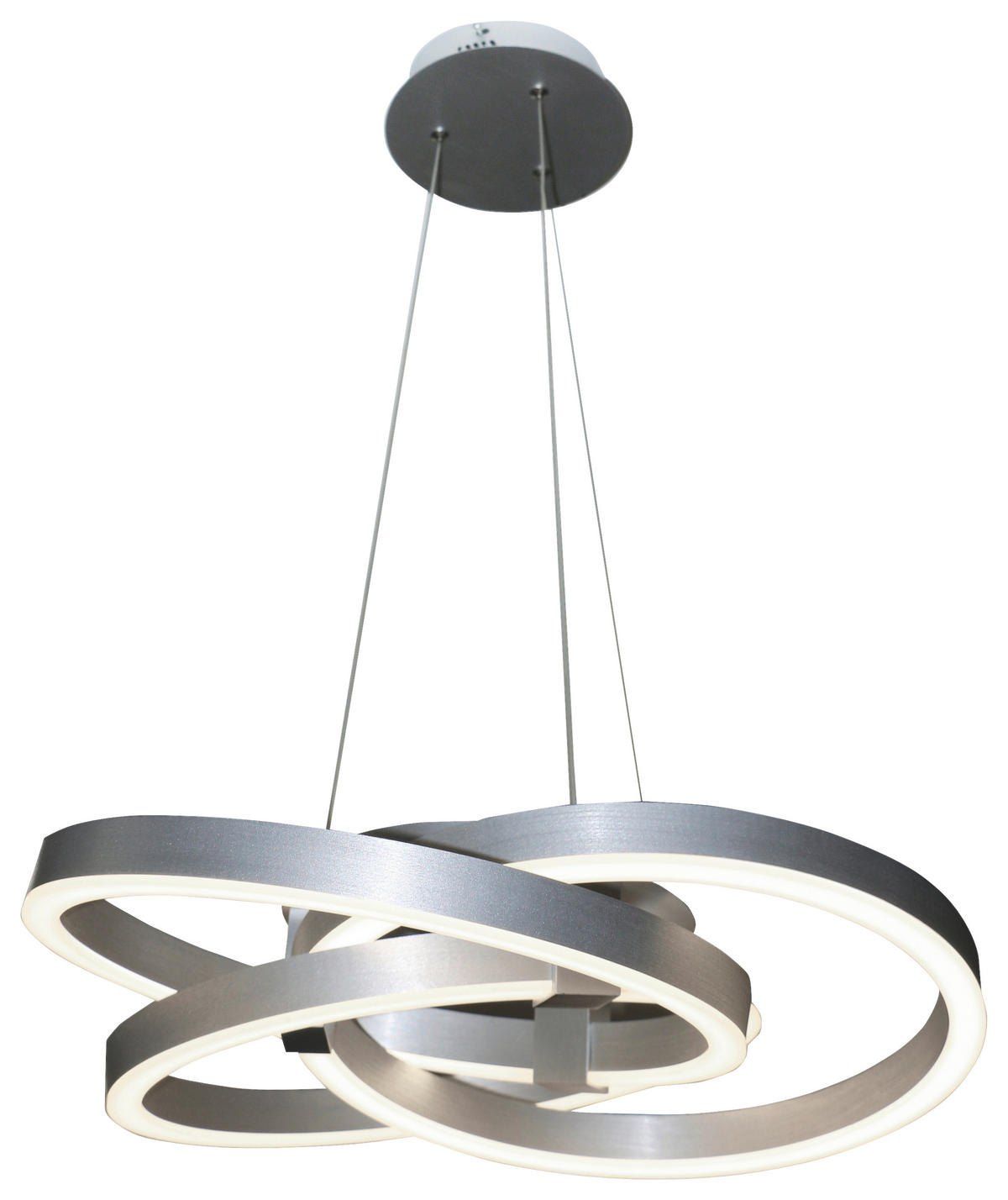 Näve Leuchten Pendelleuchte 6107960 Alu Kunststoff Metall B/H/T: ca. 58x120x58 cm null 3 Brennstellen Divora - Alu (58,00/120,00/58,00cm) - Näve Leuchten