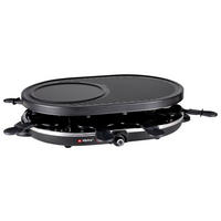 Alpina Raclette-Grill schwarz Metall B/H/L: ca. 47,5x12x32 cm Raclettegrill_Gourmet - schwarz (32,00/47,50/12,00cm) - Alpina