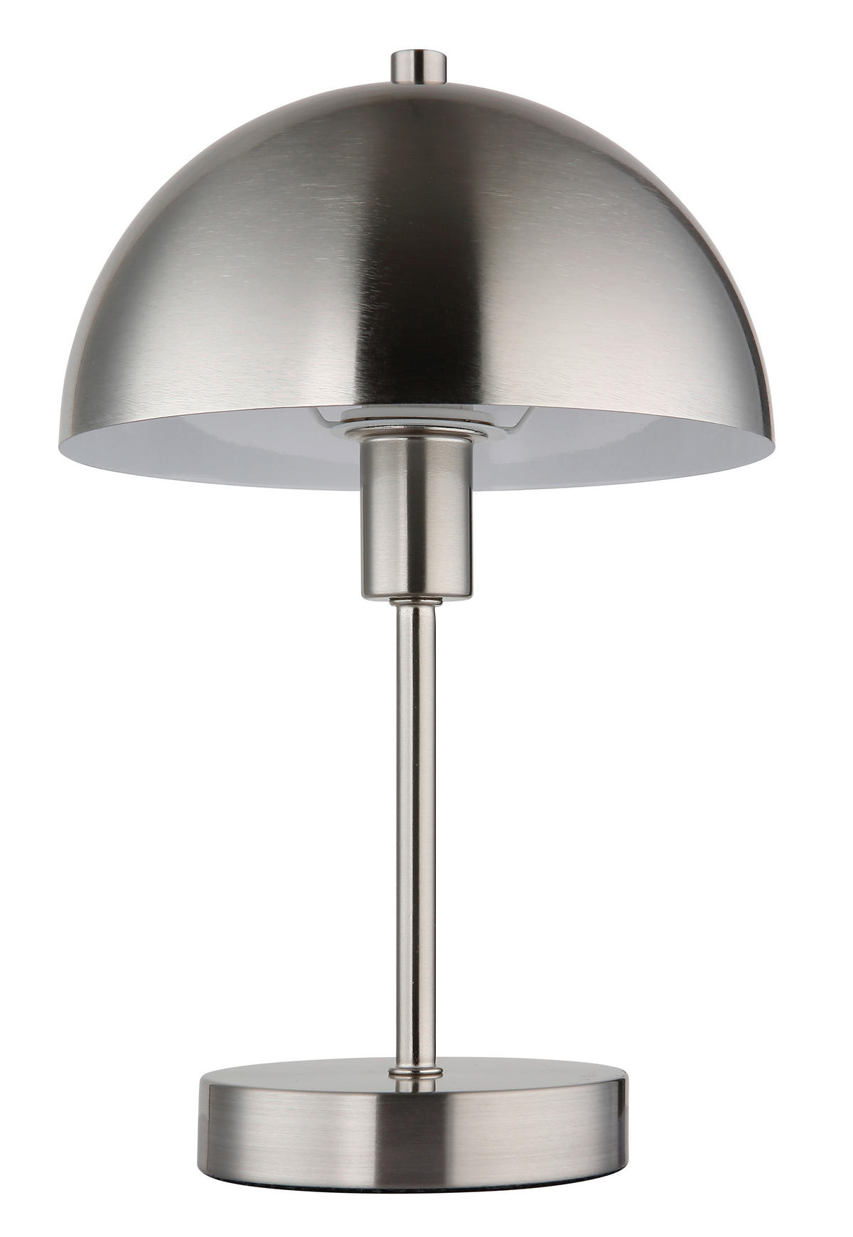 GLOBO Tischleuchte nickel matt Metall H/D: ca. 31x20 cm E14 1 Brennstellen Atoma - nickel matt (20,00/31,00cm) - GLOBO