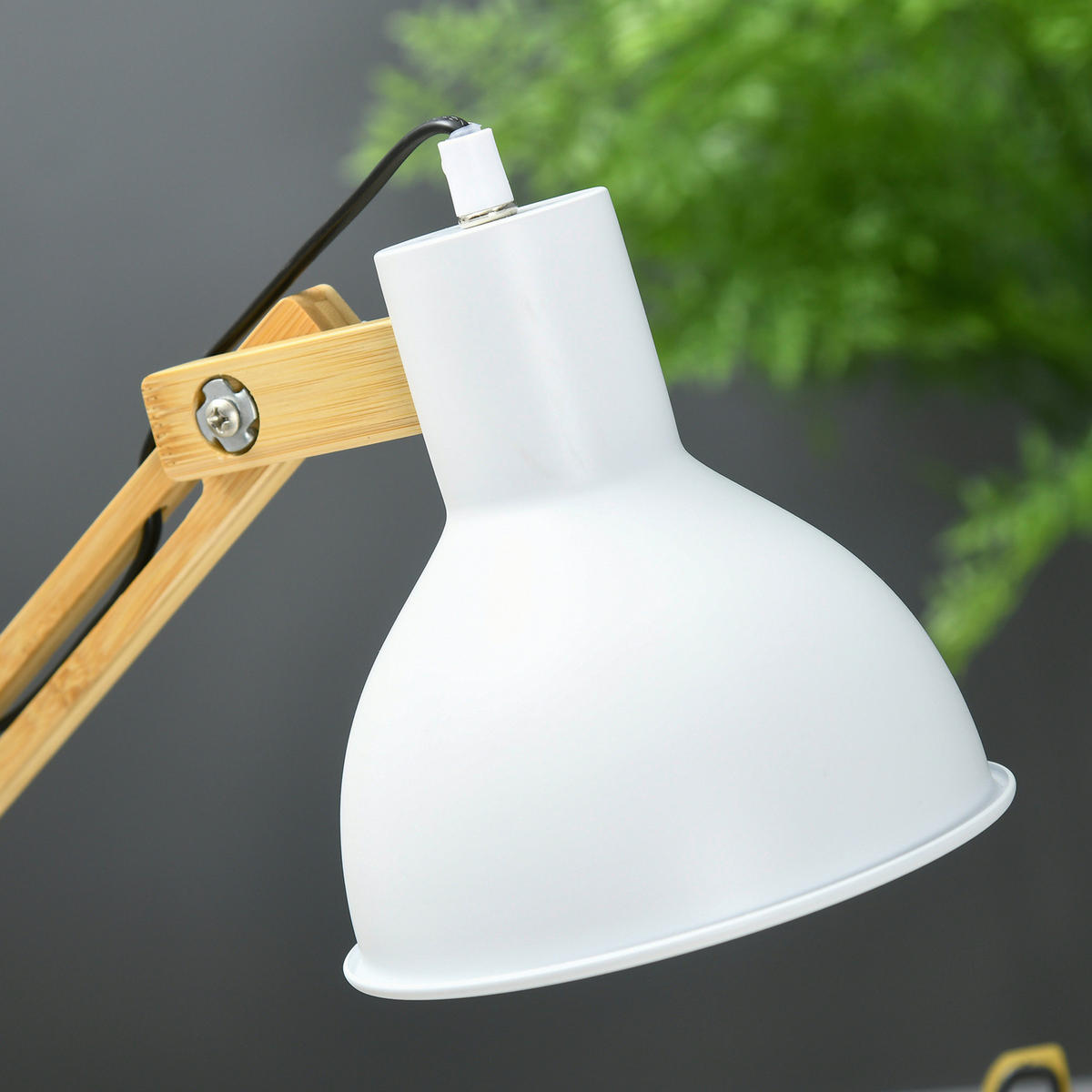 HOMCOM Schreibtischleuchte Schreibtischlampe - weiß (50,00/15,50/36,00cm) - HOMCOM